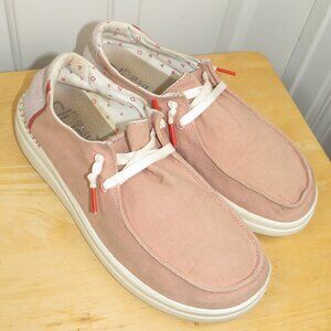 Hey Dude Wendy Rise Chambray Rose US Women's Size 11/EU 42